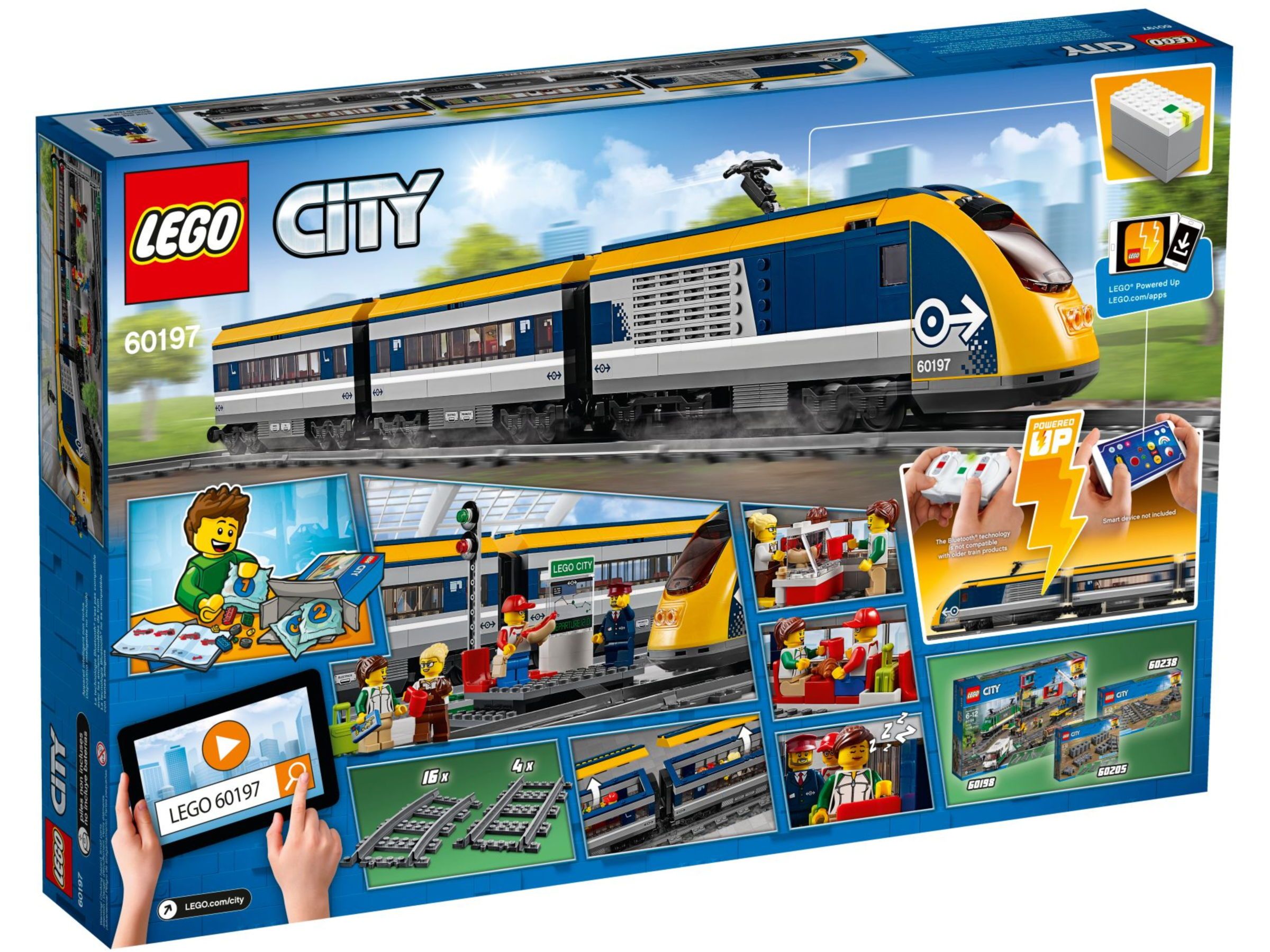 LEGO City Passagierstrein 60197 huren