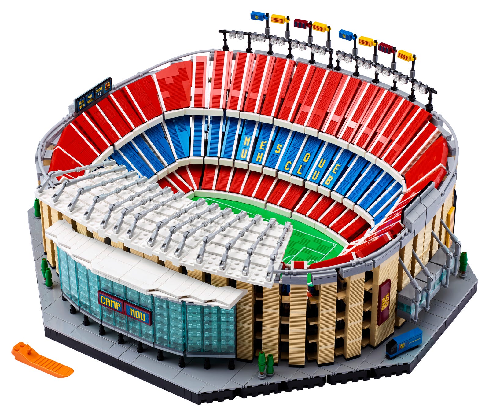  Huur LEGO camp nou fc barcelona 10284