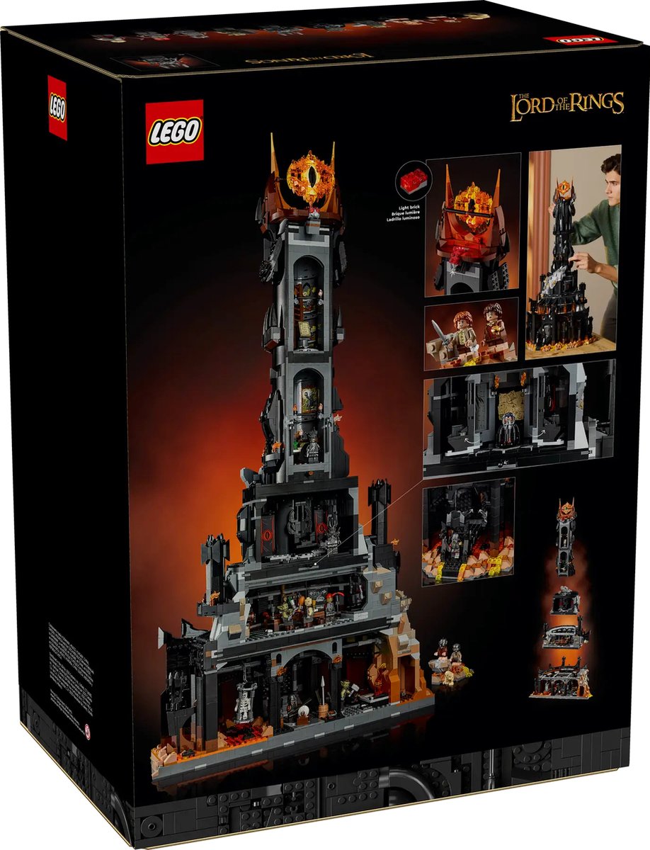 Huur de LEGO The Lord of the Rings: Barad-dûr - 10333  bij Start 2 Brick LEGO verhuur.